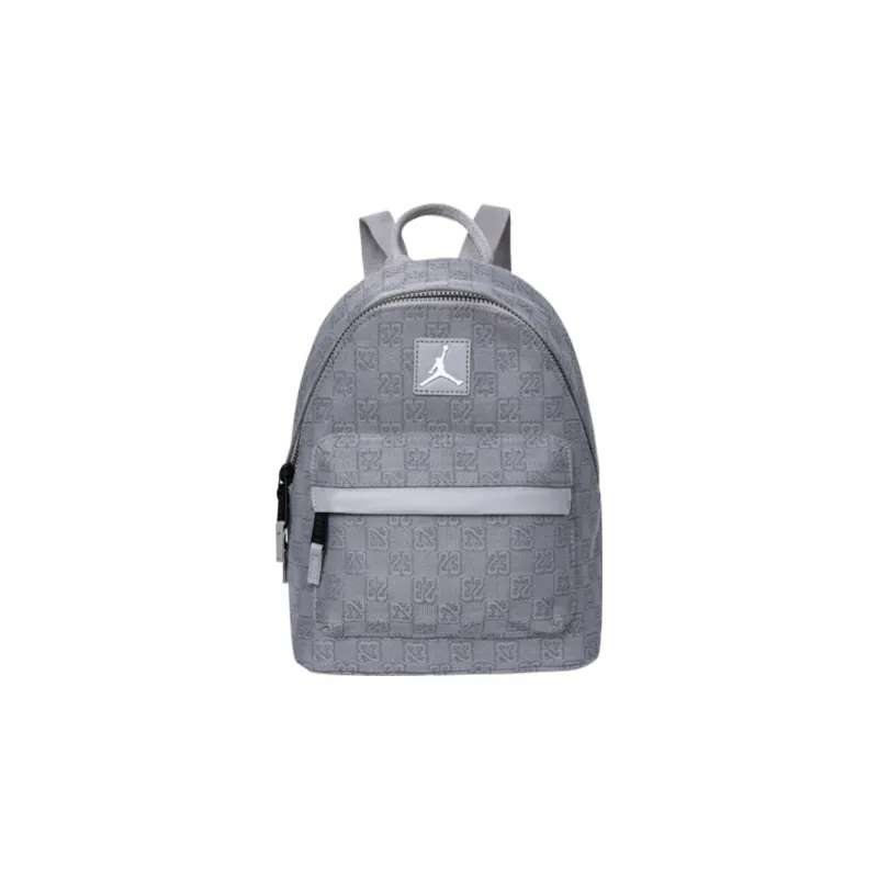 Jordan Polyester Backpack Small Size Unisex Concrete Gray-0