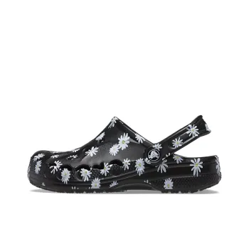 Crocs Baya Seasonal Printed Clogs 'Black Daisy'