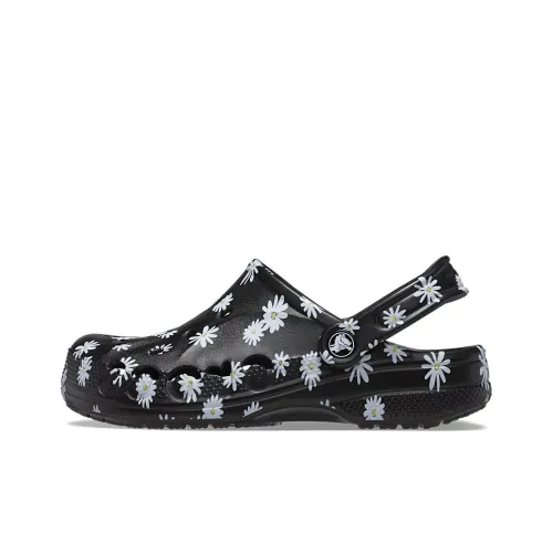 Crocs Baya Seasonal Printed Clogs 'Black Daisy'