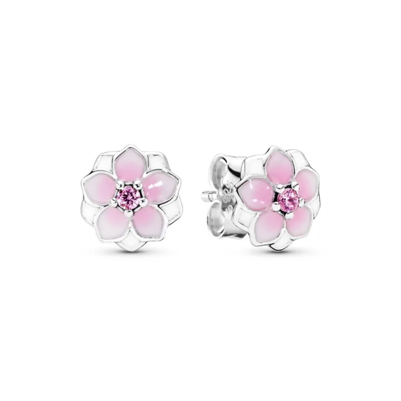 Pandora 925 Sterling Silver Stud Earrings Women's-0