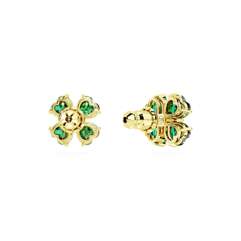 Swarovski Idyllia Clover Stud Earrings-3
