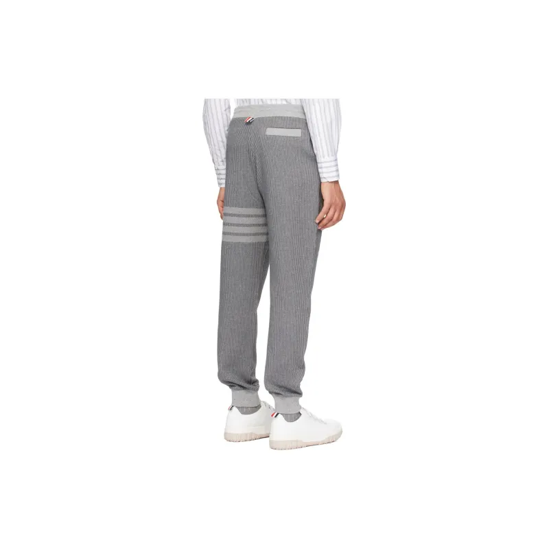 THOM BROWNE 4 Bar Knitted Track Pants-1