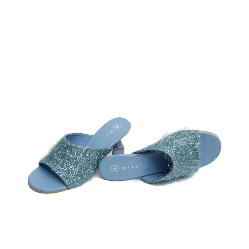 MIISTA Slide Slippers Women's Blue-3