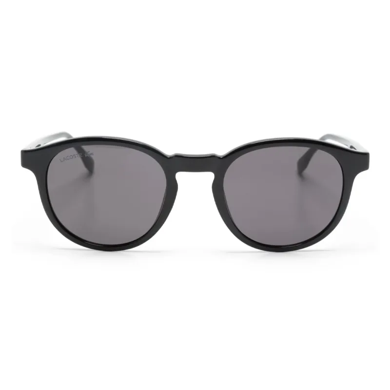 LACOSTE Logo engraved Round frame Sunglasses-1
