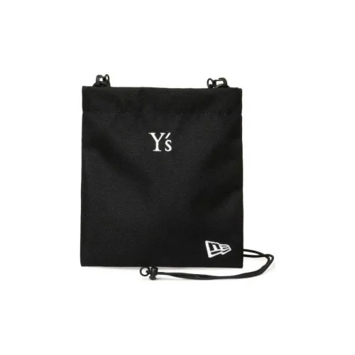 New Era Y's Collaboration Polyester Shoulder Bag Crossbody Bag Unisex Black
