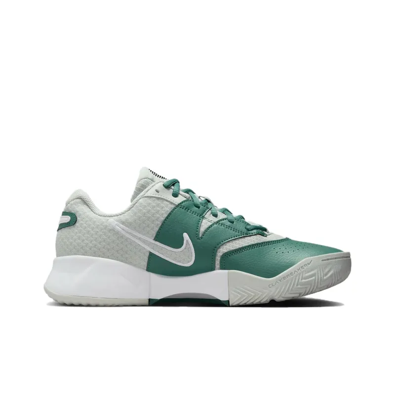 Nike Court Lite 4 Cushioning Wear Resistant Low Top Tennis Shoes Women's White Green-1