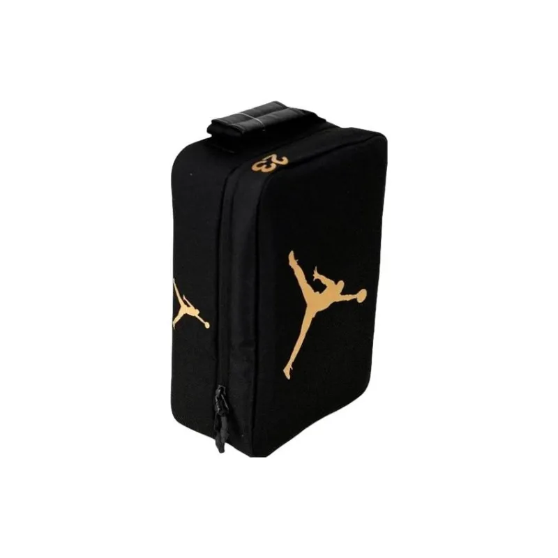 Jordan Polyester Handheld Bag Shoe Box Bag Handbag Regular Unisex Black-1