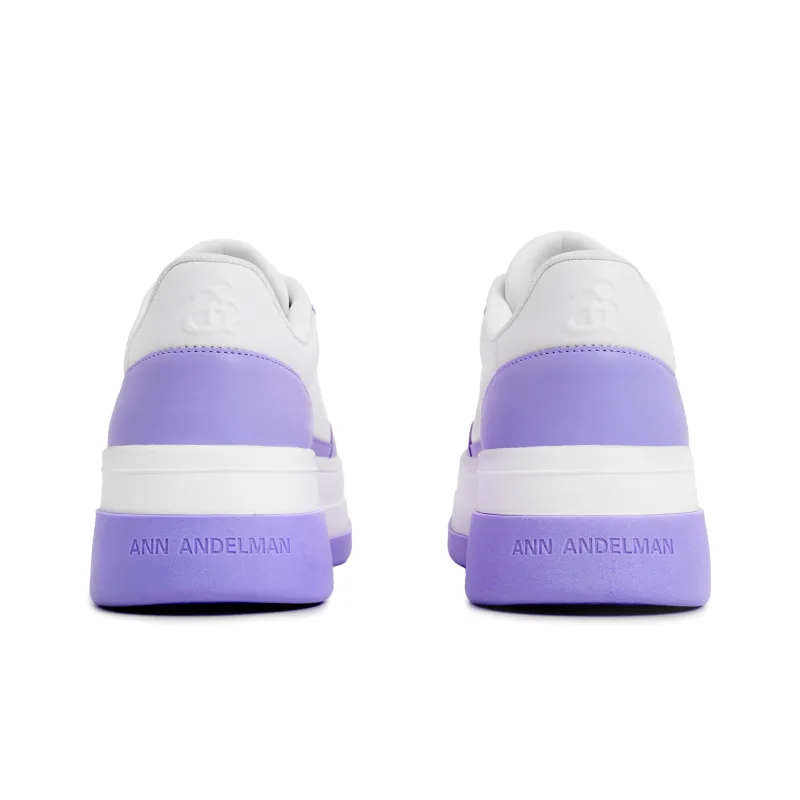 ANN ANDELMAN Arcade Blanc Height Increasing Low Top Skateboard Shoes Women's-14