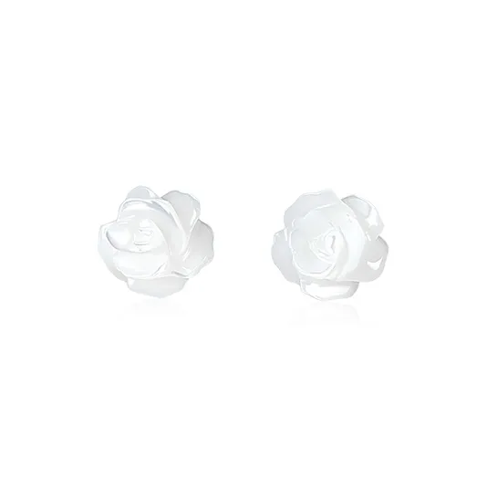 KADER S925 Silver Stud Earrings Women's-3