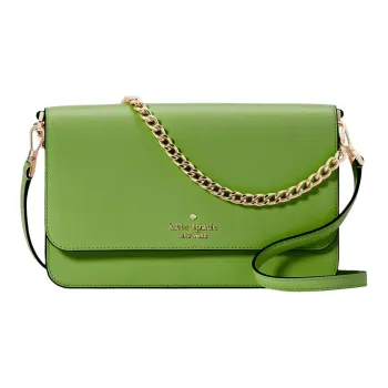 Kate Spade Saffiano Leather Shoulder Bag, Crossbody Bag Women's Turtle Green