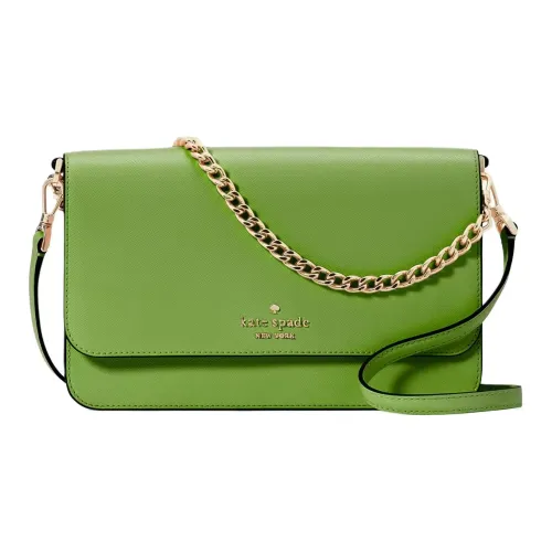 Kate Spade Saffiano Leather Shoulder Bag, Crossbody Bag Women's Turtle Green