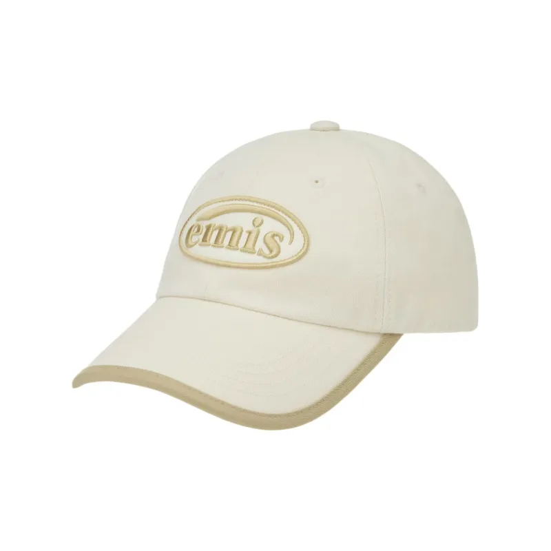 Emis Cotton Baseball Caps Unisex Ecru-0