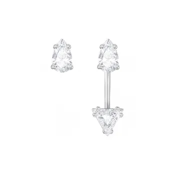 Swarovski Attract Stud Earrings Women's White