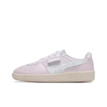 PUMA Palermo Slip Resistant Cushioning Low Top Skateboard Shoes Women's Pink White