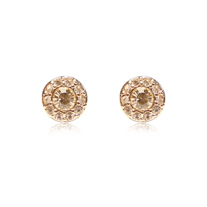 Givenchy Faux Crystal Stud Earrings Women's Rose Gold-0
