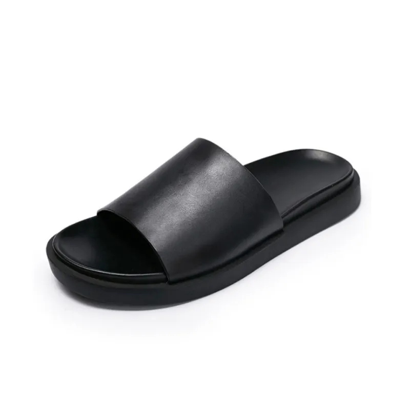 Brounvanm Slide Slippers Men's Black-1