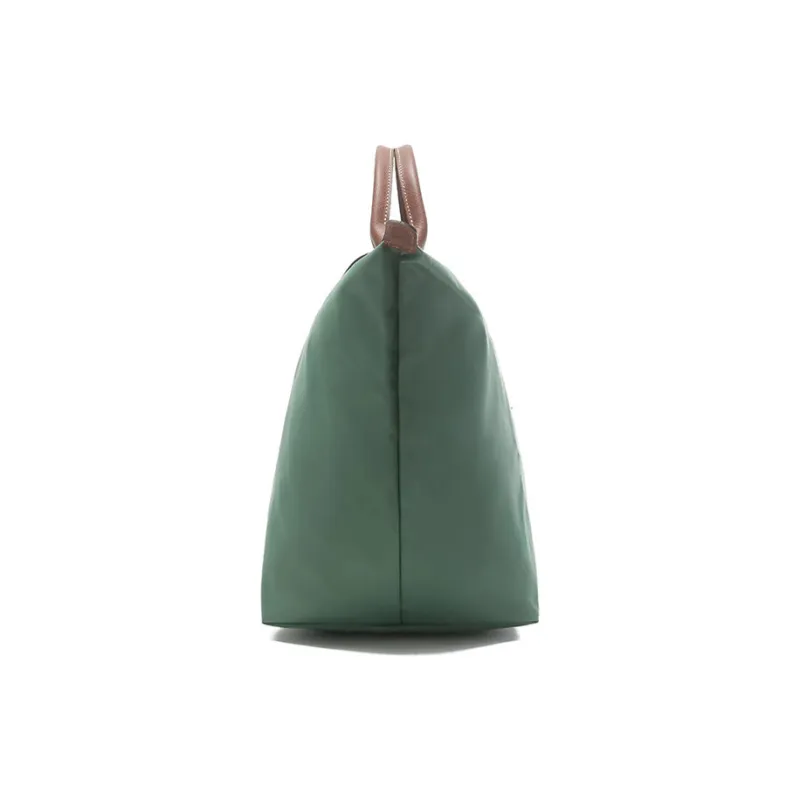 LONGCHAMP Fabric Travel Bag Dumpling Bag Handbag Large Size Women's Sage Green-2