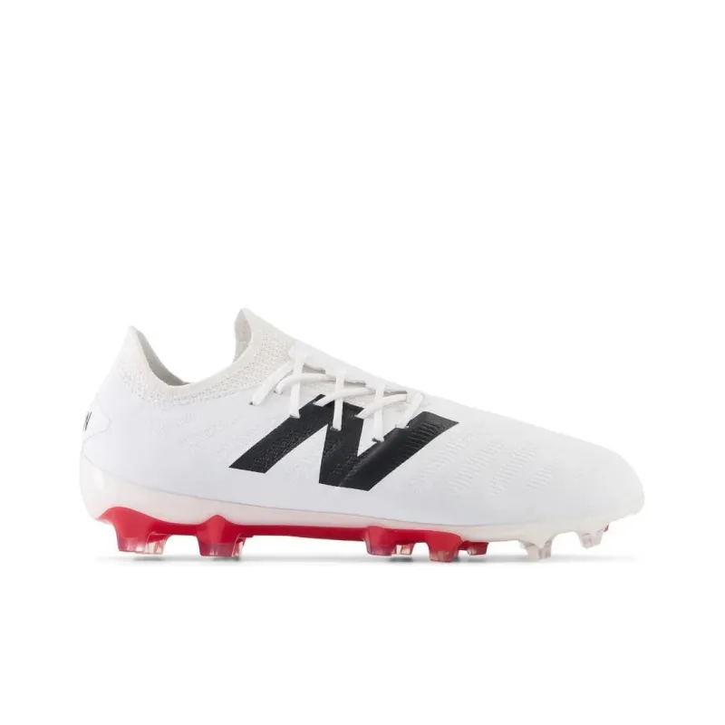 New Balance Furon V7 + Destroy HG W75 Cushioning Wear Resistant Soccer Shoes Unisex White Red-1