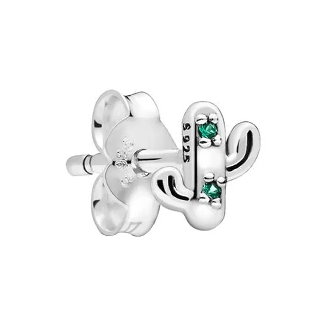 Pandora Stud Earrings Women's Silver-0