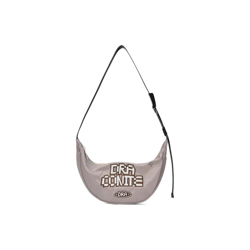 DRACONITE Polyester Underarm Dumpling Bag Shoulder Bag Regular Unisex Light Brown-1