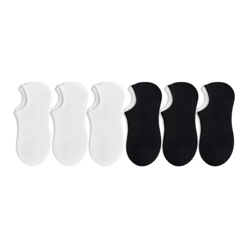 Moremoli No Show Socks Men's Mixed 6 Pack