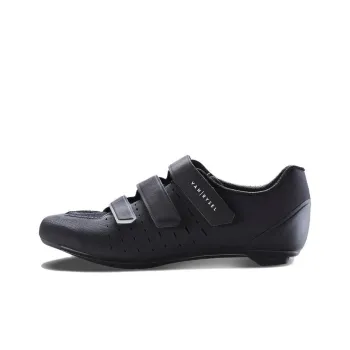 DECATHLON Cushioned Slip Resistant Low Top Cycling Shoes Men's Black