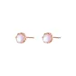 S999 Silver-Rose Gold Stud Earrings-2047