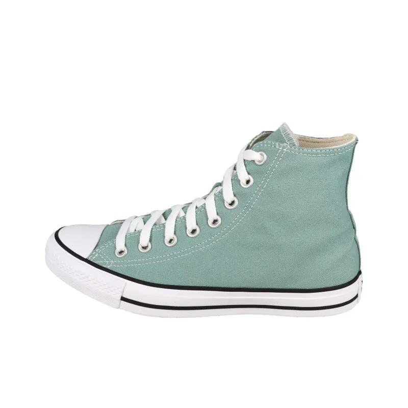 Converse Chuck Taylor All Star Anti Slip Wear Resistant High Top Canvas Shoes Unisex Green White-0