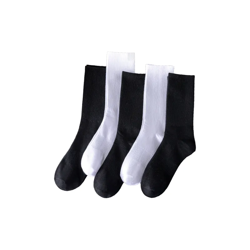 YUZHAOLIN Mid Calf Socks Men's 5 Pack-0
