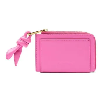 Jacquemus Lambskin Card Holder Women's Pink