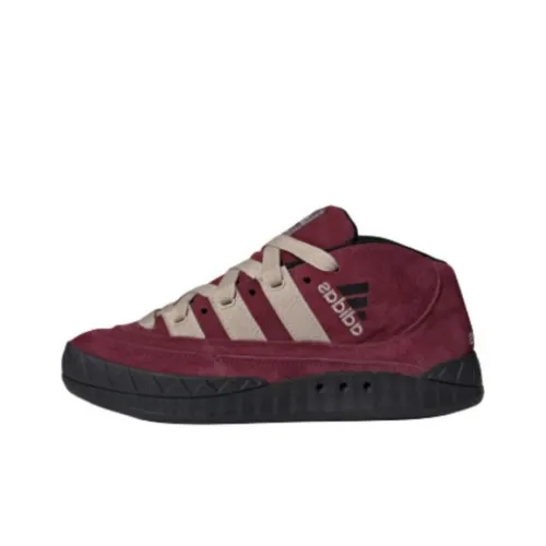 Adidas Adimatic Mid Maroon Wonder Beige Core Black