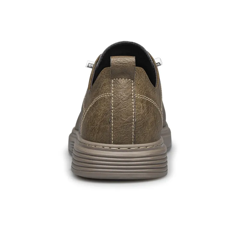 Wen Nai Casual Shoes Men's Light Brown-4