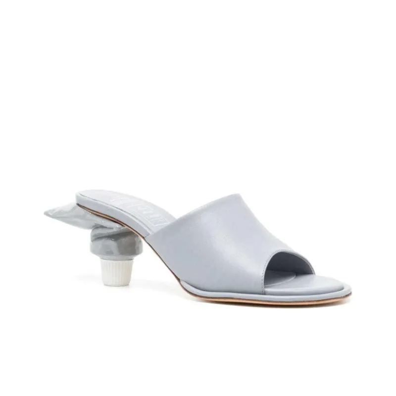 Maison MIHARA YASUHIRO Toothpaste 65mm Leather Mules-1