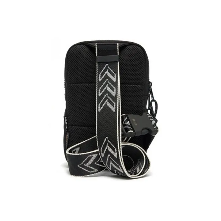 MLB Canvas Canvas Bag Cell Phone Pouch Crossbody Bag Regular Unisex Black-2