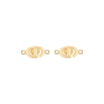 DIOR Metal Stud Earrings Women's