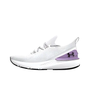 Under Armour Cushioning Wear Resistant Low Top Training Running Shoes Women's White Purple