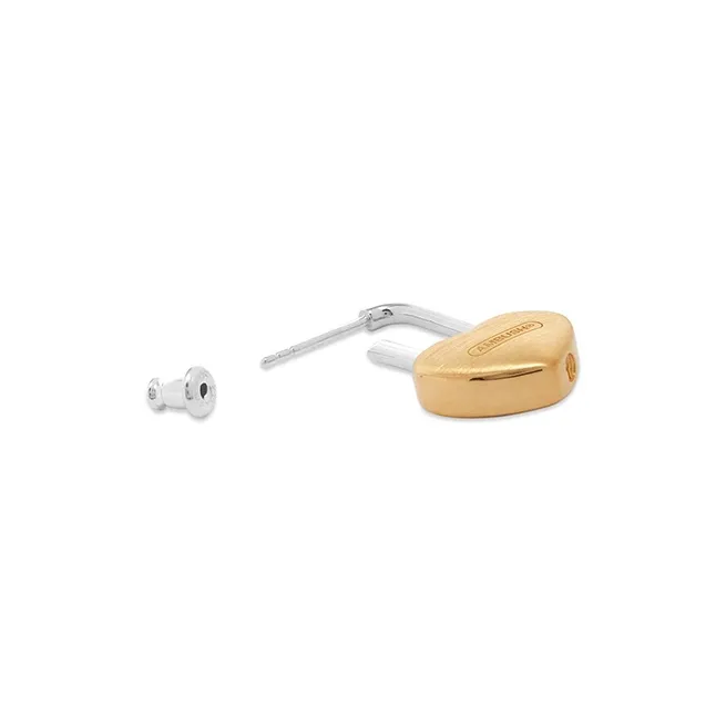 AMBUSH Small Heart Padlock Earring-4