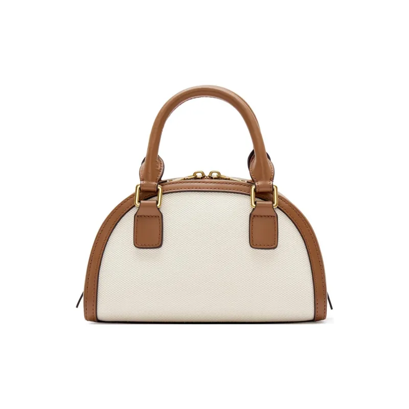 Staccato Fabric With Cow Leather Minimalist Style, Elegant And Large Capacity Crossbody Handbag Regular Women's-10