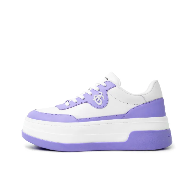 ANN ANDELMAN Arcade Blanc Height Increasing Low Top Skateboard Shoes Women's-10