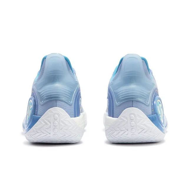 361° AG 4 SE Denver Cushioning Anti Slip Wear Resistant Breathability Low Top Basketball Shoes Men's Sky Blue-3