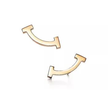 TIFFANY & CO. 18K Gold Stud Earrings Women's Gold