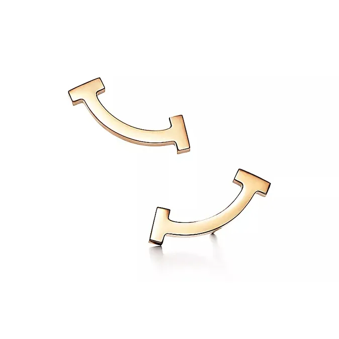 TIFFANY & CO. 18K Gold Stud Earrings Women's Gold-0
