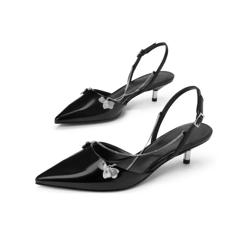 CHARLES&KEITH Small CK Strap Sandals 5.3cm Women's-7