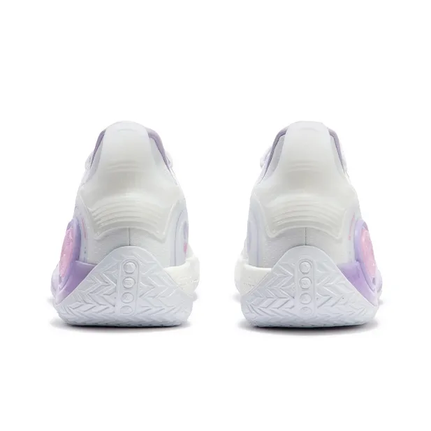 361° AG 4 SOAR Basketball Shoes Men Low Top 361 Degrees White/Digital Lavender-3