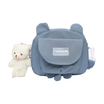 Barang Bear Shoulder Bags Blue+Charm