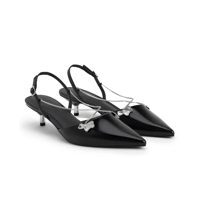 CHARLES&KEITH Small CK Strap Sandals 5.3cm Women's-6