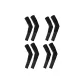Black Bandeau 4 Pairs