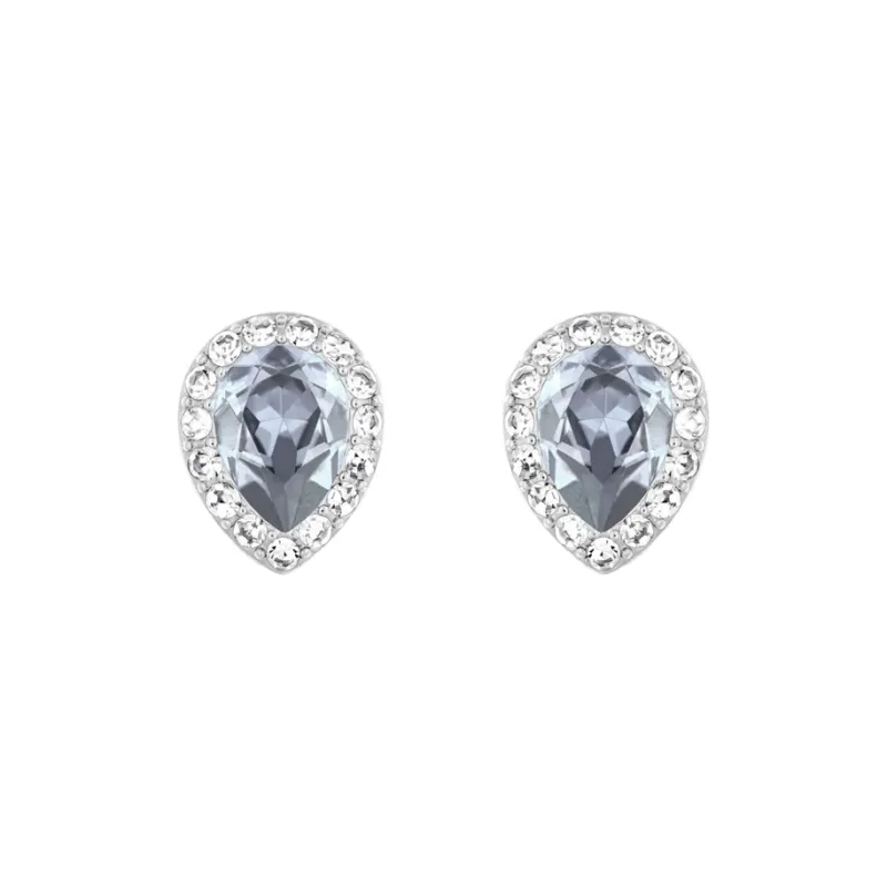 Swarovski Stud Earrings Women's Silver-1