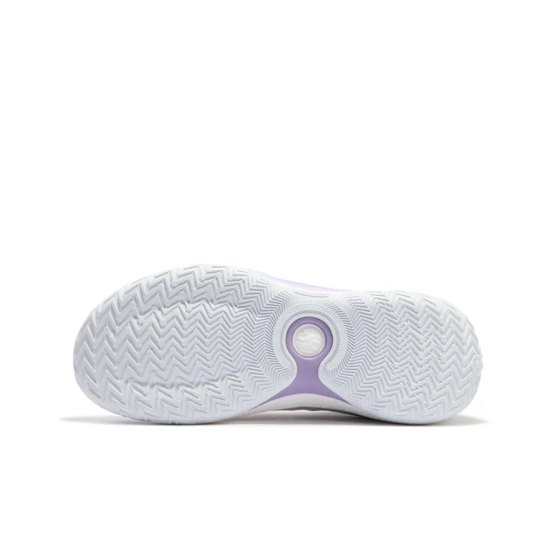 361° AG 4 SOAR Basketball Shoes Men Low Top 361 Degrees White/Digital Lavender-4