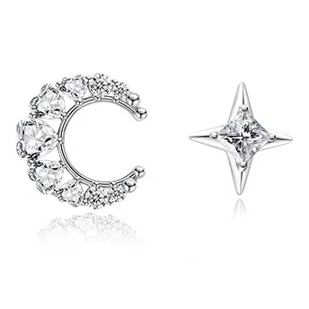 FANCI S925 Silver Stud Earrings Women's